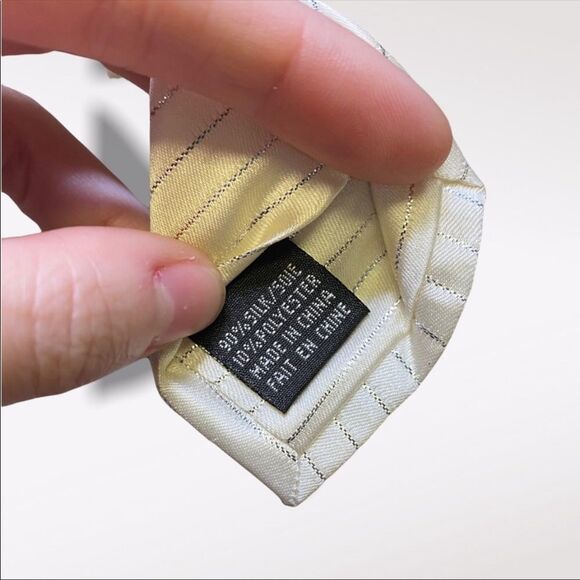 GEORGE | 3/$15 Stain Resistant Pearl Tie - Picture 3 of 6